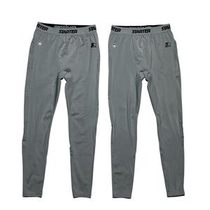 Starter Player Gear compression jogger pants gray men’s size medium
